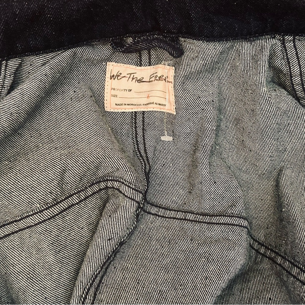 We The Free Dark Blue Jean Jacket - Picture 9 of 13